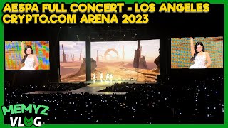 FULL CONCERT AESPA LIVE TOUR 2023 SYNK  HYPER LINE Performance  Los Angeles Aug 13th 2023 [upl. by Emarie140]