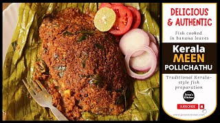 Meen pollichathu  Karimeen pollichathu recipe  fish fry in banana leaf kerala style [upl. by Buyers942]