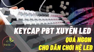 Dạo Review Keycap PBT xuyên LED đầy ấn tượng Shopee Deal  Khoác bộ cánh mới cho MK870 [upl. by Salangi310]