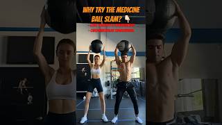 EXPLOSIVE CORE MEDICINE BALL SLAM WORKOUT fitness exercise workout abs [upl. by Josler]