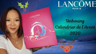 UNBOXING CALENDRIER DE LAVENT LANCÔME 2020 [upl. by Pritchard]