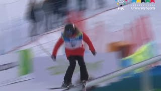 Freestyle Skiing Ladies Ski Slopestyle Final  Winter Universiade Trentino 2013 [upl. by Aneeles]