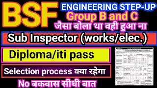 BSF Engineering group B or C recuritment 2024 bsf je recruitment 2024 [upl. by Maressa]