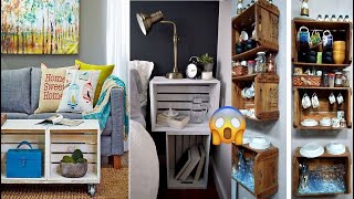 Veja essas 14 idéias lindas de decoração com caixote de feira😱 [upl. by Hanni80]