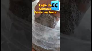 Cómo se hace la lejía de cenizas juntamugre jardin huerta caseros ecologicos recetas [upl. by Auka]