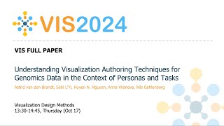 Understanding Visualization Authoring Techniques for Genomics Data in the Context of Personas and T [upl. by Ellierim977]