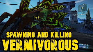 How To Spawn Vermivorous The Invincible  Borderlands 2  Solo TVHM [upl. by Libbie187]