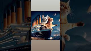 Titanic cats cat catlover kucing kitten catvideos katt sorts funny [upl. by Murtha]