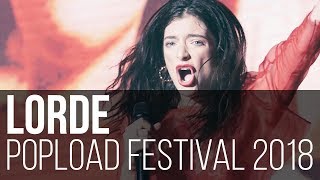 Lorde  Green Light Popload Festival 2018  São Paulo [upl. by Ainerbas]