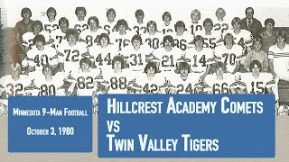 1980 Hillcrest vs Twin Valley Football October 3 1980 [upl. by Zondra]