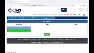 How to Print your PaySlip in IFMS online Portal Uttarakhand [upl. by Enomas]