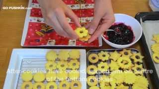 Recipe Czech Linzer Cookies  Linecke kolacky [upl. by Lairbag]