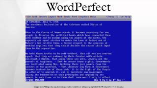 WordPerfect [upl. by Soalokin]