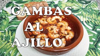 Cómo hacer Gambas al ajillo  Tapa española [upl. by Ahseinat]