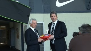 Malthouse Arrives at Visy Park [upl. by Yadroc]