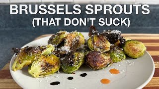 Bacon and Balsamic Brussels Sprouts  You Suck at Cooking episode 154 [upl. by Judenberg]