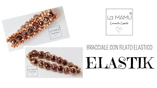 ELASTIK bracciale con filato elastico LUMIFLEX ad uncinetto [upl. by Cullie41]