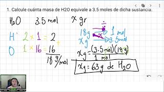 Masa Molar  Química  Ejercicios resueltos [upl. by Alverta679]