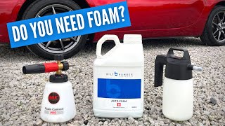 Foam Cannon vs Pump Sprayer  Bilt Hamber Auto Foam Application Method [upl. by Tenaj578]