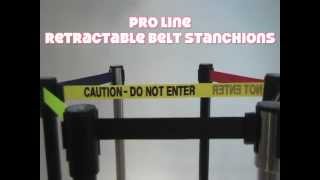 Crowd Control Pro Line Retractable Belt Stanchions [upl. by Fredela]