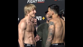 Paddy Pimblett vs Luigi Vendramini FaceOff 🔥 UFC [upl. by Rina]