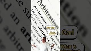 Carl explains arbitration lawyer lawsuit personalinjury arbitration [upl. by Josey]