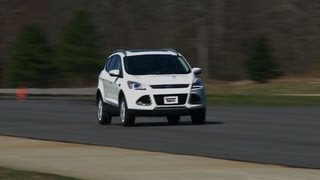 2013 Ford Escape first look  Consumer Reports [upl. by Atteuqihc]