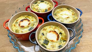 Flan de courgettes au fromage de chèvre – Recette légère et facile [upl. by Malda]