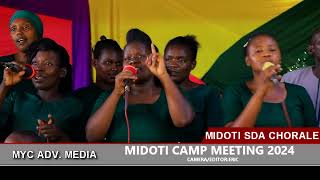 MIDOTI CAMP MEETING 2024CHOIRS SING LIVE FOR THE LORD [upl. by Aivatnohs]