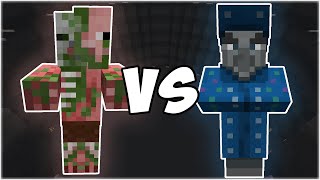 Zombie Pigman vs Illusioner  Minecraft Mob Battle [upl. by Dougie163]