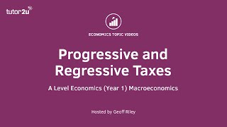 Progressive and Regressive Taxes  A Level and IB Economics [upl. by Enohsal287]