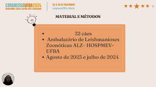 Catalogação e frequência dos achados do sistema locomotor de cães infectados com Leishmania spp [upl. by Feer]