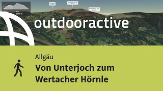 Wanderung im Allgäu Von Unterjoch zum Wertacher Hörnle [upl. by Adnerad]