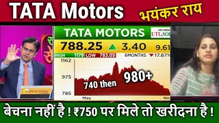 TATA Motors share FutureAnalysisFall Reasonbuy or sell tata motors share news todaytarget 2025 [upl. by Leonardi737]