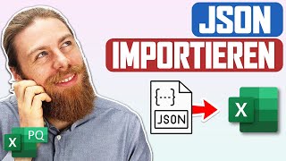 JSON in Excel importieren  Excel Power Query [upl. by Niwrek]