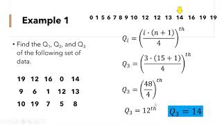 Quartile for ungrouped data [upl. by Assened]