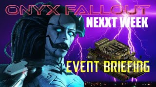 War Commander Operation Onyx Fallout Event Briefing [upl. by Nivlac360]