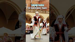 Lovely Polish🇵🇱 Festivals of Lajkonik👻 explore ytshorts travel krakow poland polska europe [upl. by Aleunamme366]