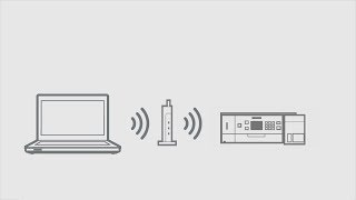 パソコンと接続する （無線LAN自動設定編）（エプソン EWM770T NPD5781 [upl. by Cordi]