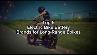 Top 5 Electric Bike Battery for Long Ranges Ebike battery [upl. by Peednam59]