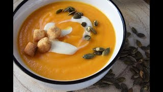 CREMA DE CALABAZA Y ZANAHORIA y consejos para que las cremas os queden perfectas [upl. by Ymot]