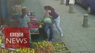 Road rage attack CCTV in Birmingham UK released  BBC News [upl. by Herman138]