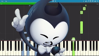 Bendy And The Ink Machine Rap  Cant Be Erased  JT Machinima  Piano Cover  Tutorial [upl. by Asit]