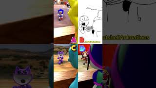 Who is the best 204 funnyshorts sonic skibidi catnap pomni [upl. by Ahsilyt]