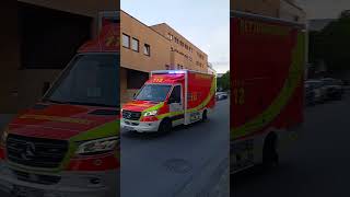 3RTW1 Rettung BÜR Büren auf Einsatzfahrt in Paderborn feuerwehr [upl. by Atikin]