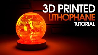 Lithophane printing tutorial  3D printing  How to [upl. by Shermy226]