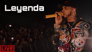 Anuel AA  Leyenda Live Performance [upl. by Olumor312]