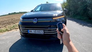 2024 VW Tiguan 20 TDI 150PS POV Drive on German Autobahn  HIGH SPEED [upl. by Wendelina]