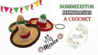 SOMBRERITOS MEXICANOS TEJIDOS A CROCHET [upl. by Gnal]