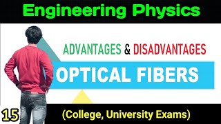 Optical fiber Advantages and disadvantages in engineering physics rgpv unit4 Lasers  physics rgpv [upl. by Akerdnahs]